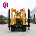 Portable crawler type drilling artesin wells 200m water well drilling machinery for sale XYD-200